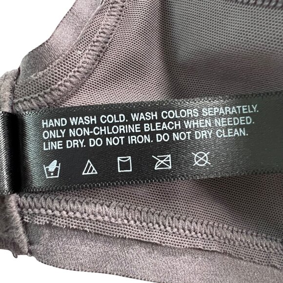 Natori Hidden Glamour Contour Underwire Bra in Gun Metal Size 32DD NEW! - Picture 8 of 9